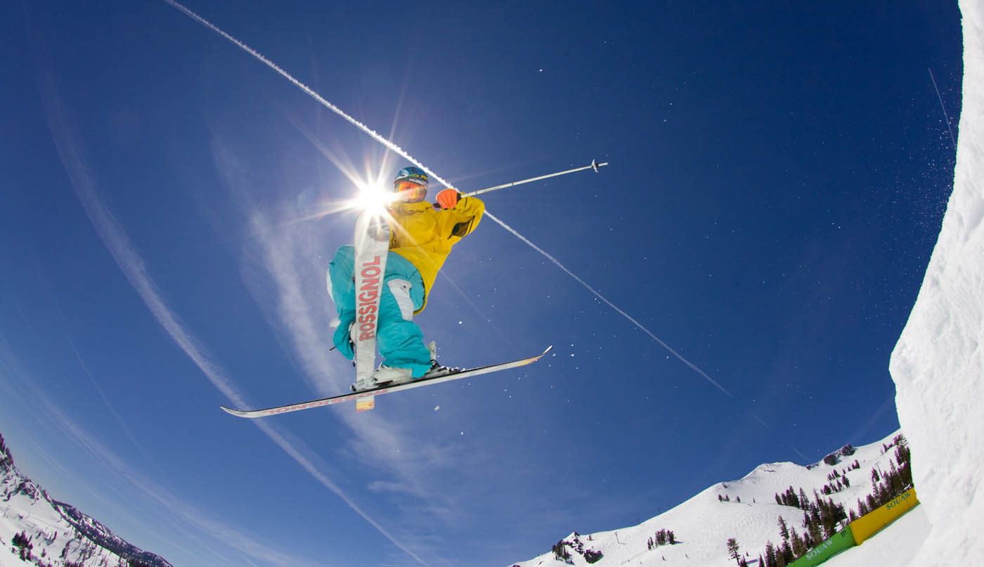 skier: Raleigh White  Photo Jeff Engerbretson